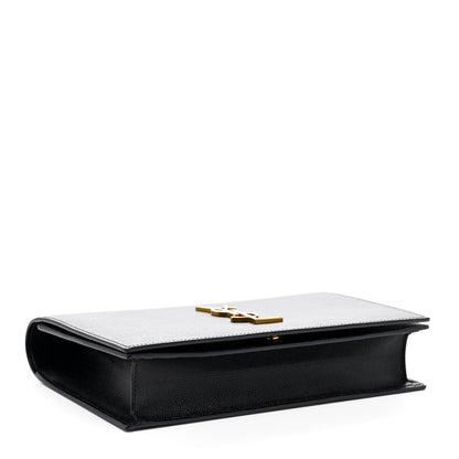 Saint Laurent Grain De Poudre Classic Monogram Kate Clutch Black 4 of 7