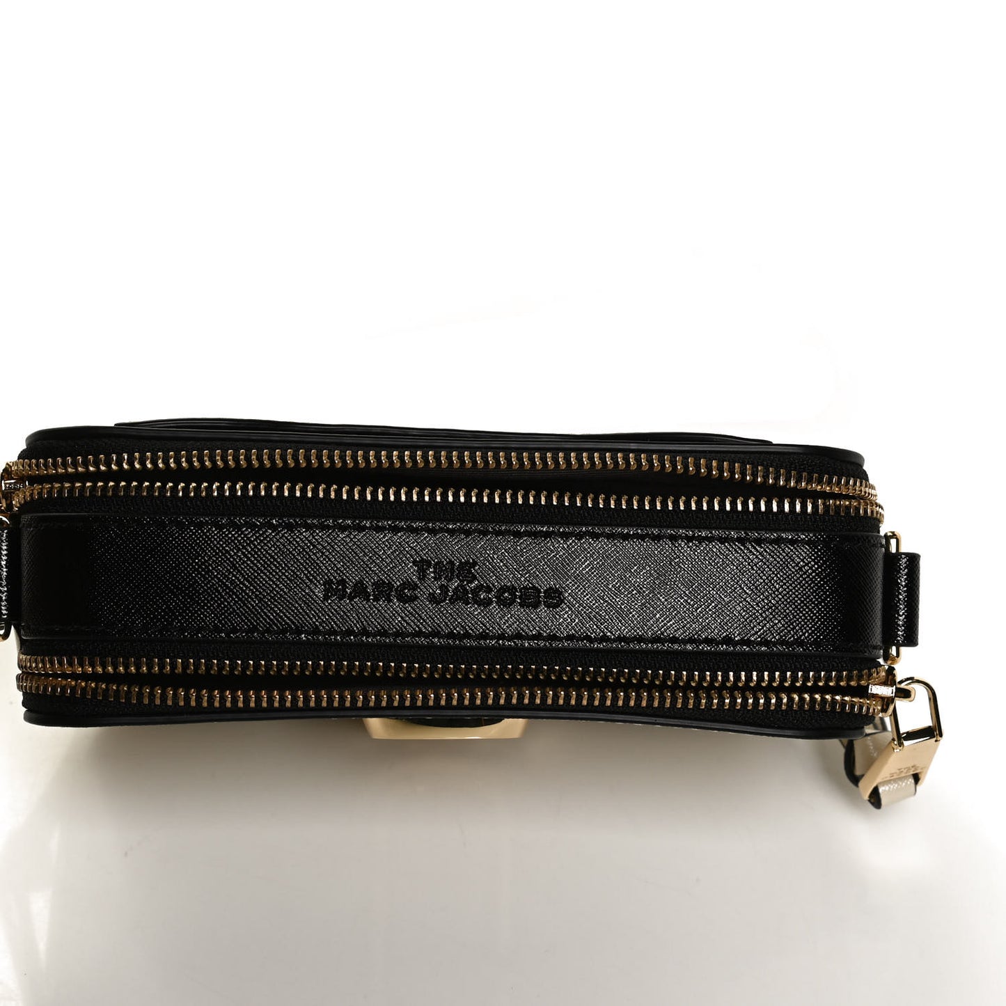 Saffiano Small Snapshot Camera Bag Cloud White Multicolor