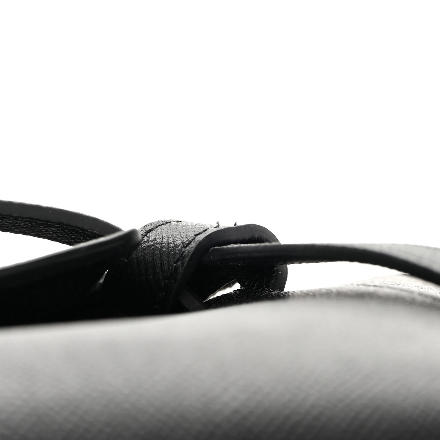 Grained Calfskin Mini Belt Bag Black