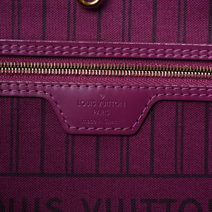 Louis Vuitton Monogram Totem Neverfull MM Magenta 7 of 16