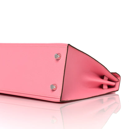 Hermes Epsom Kelly Sellier 25 Rose Confetti 10 of 11