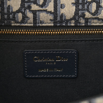Christian Dior Oblique 30 Montaigne Chain Flap Bag Blue 6 of 11