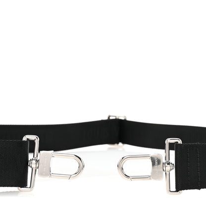 Louis Vuitton Nylon Alpha Messenger Strap Black Sky Blue 3 of 5