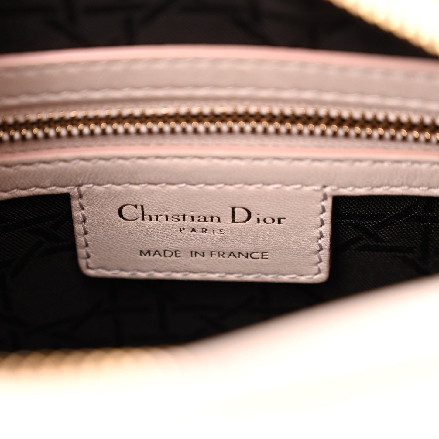 Lambskin Cannage Medium Lady Dior Light Pink
