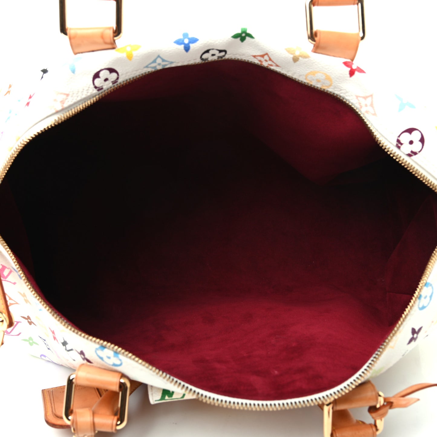 Monogram Multicolor Keepall 45 White