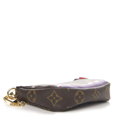 Louis Vuitton Monogram 2020 Christmas Animation Bumper Cars Mini Pochette Accessories Coquelicot 4 of 8