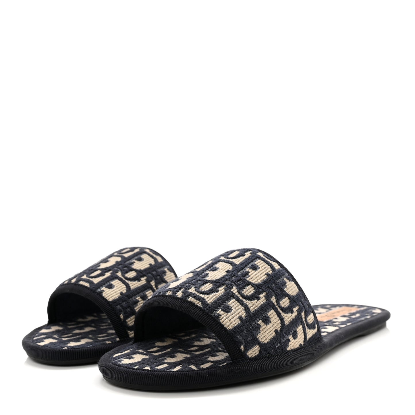 Velvet Oblique Chez Moi Sandal 38.5 Deep Blue