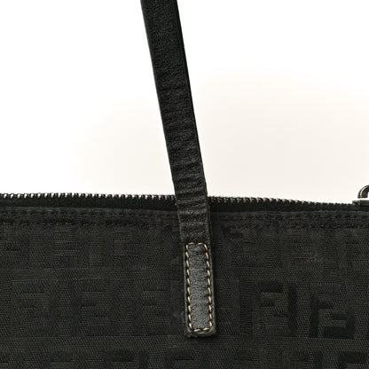 Fendi Zucchino Roll Tote Black 12 of 14