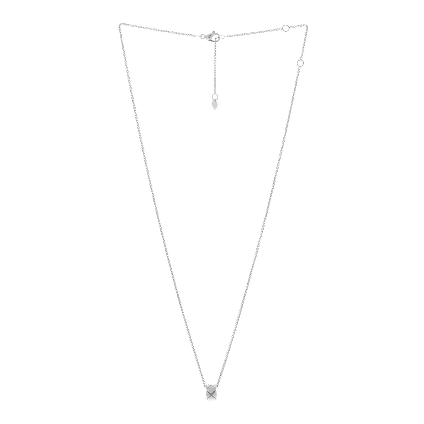 18K White Gold Coco Crush Pendant Necklace