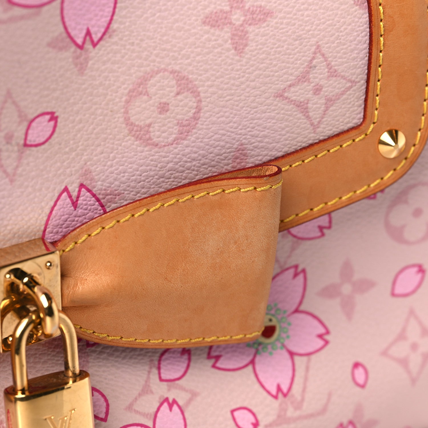 Louis Vuitton Monogram Cherry Blossom Sac Retro Pink 9 of 11