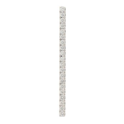 Messika 18K White Gold Diamond Gatsby Single Bar Earring 1 of 5