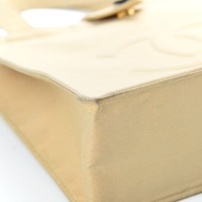 Chanel Canvas CC Tote Beige 10 of 15