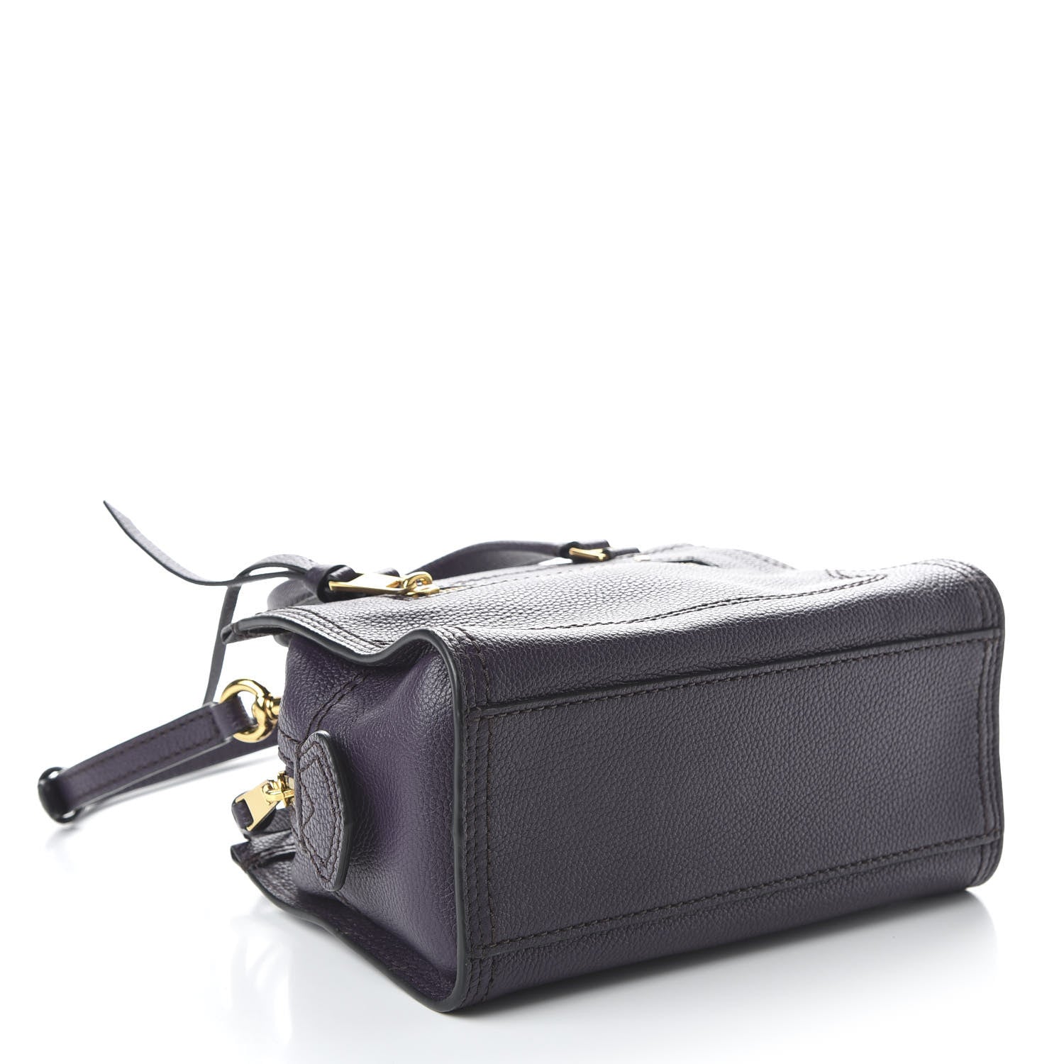 Marc Jacobs Textured Calfskin Mini Cruiser Convertible Satchel Grape 4 of 9