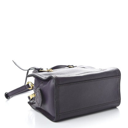 Marc Jacobs Textured Calfskin Mini Cruiser Convertible Satchel Grape 4 of 9