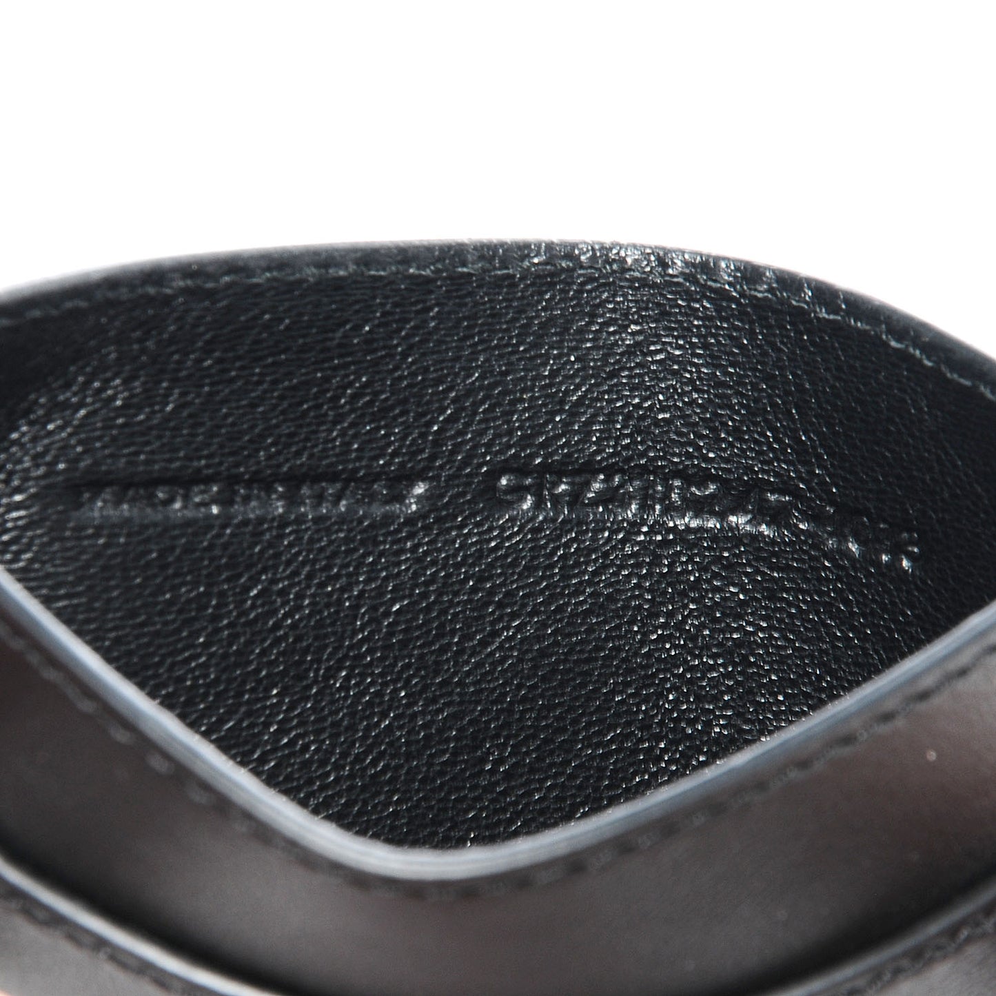 Calfskin Classic Y Card Case Black