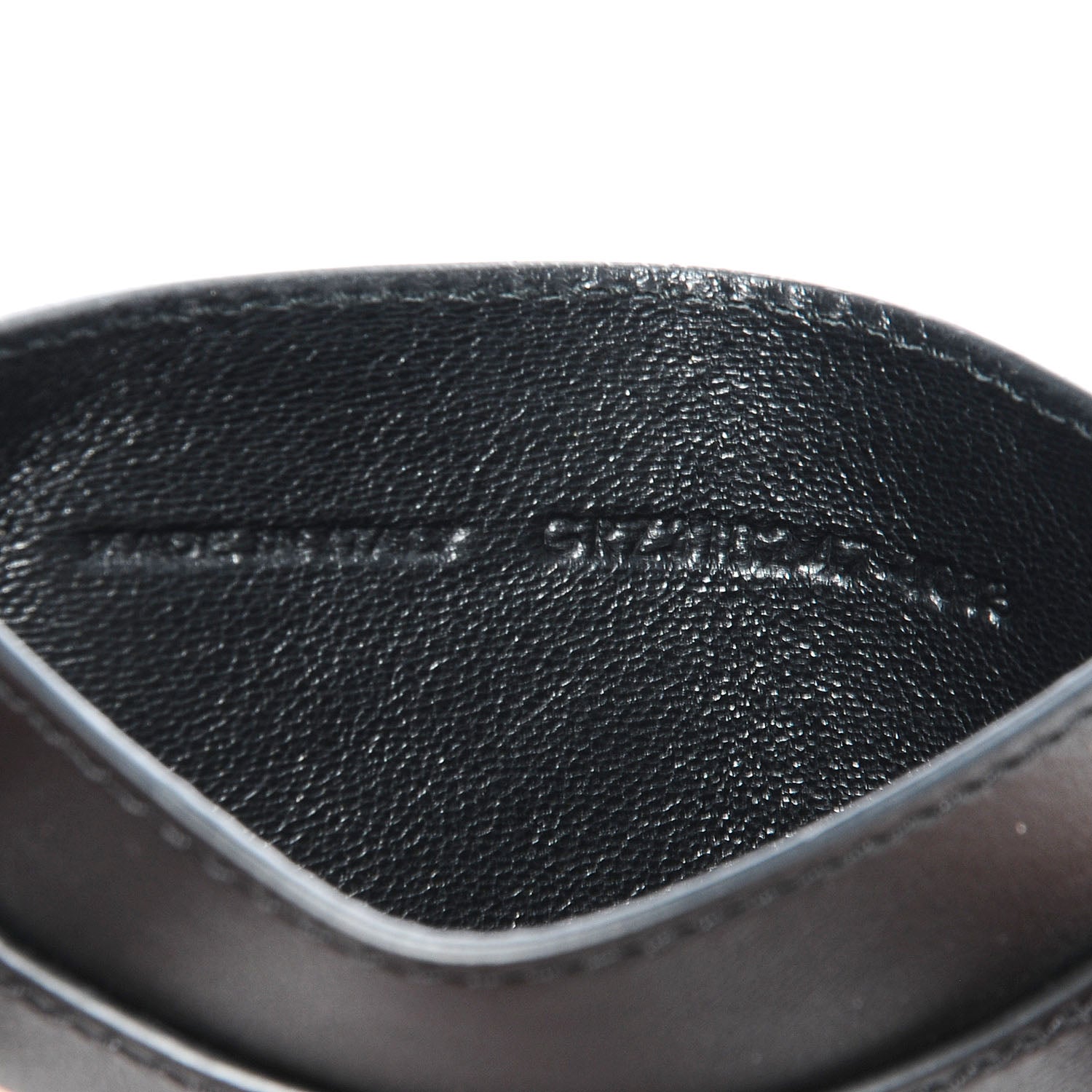 Saint Laurent Calfskin Classic Y Card Case Black 7 of 8