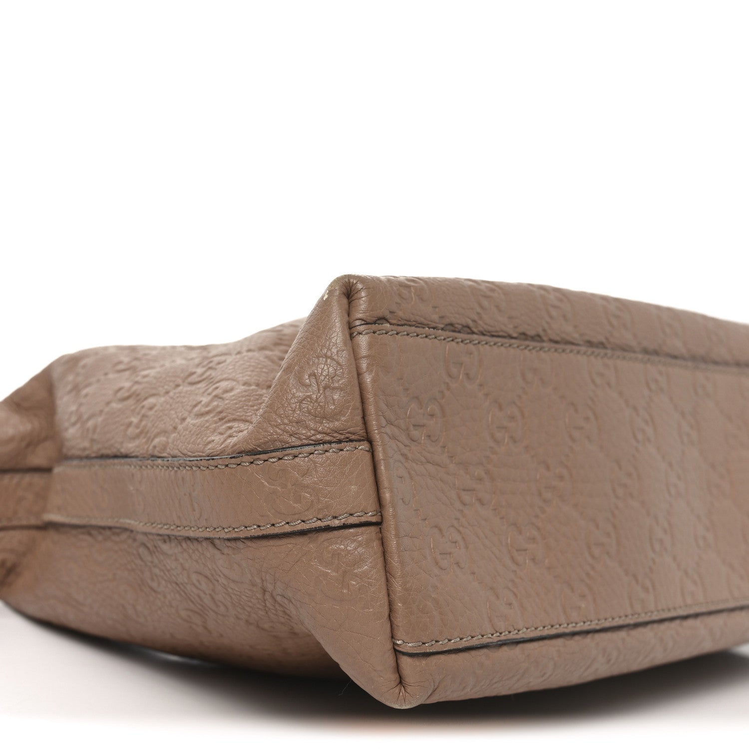 Gucci Guccissima GG Charm Hobo Beige 9 of 10