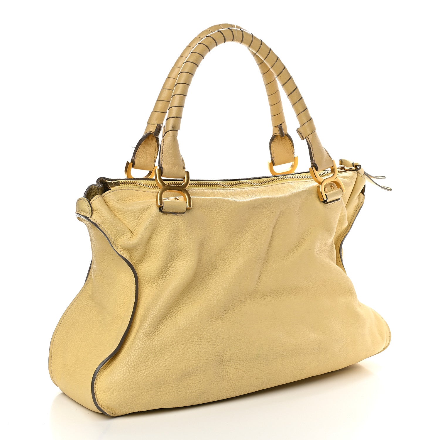 Chloe Calfskin Large Marcie Satchel Sunlight 2 of 10