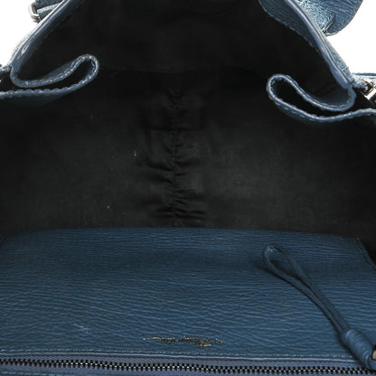 3.1 Phillip Lim 3.1 Textured Calfskin Medium Pashli Satchel Denim Blue 5 of 7