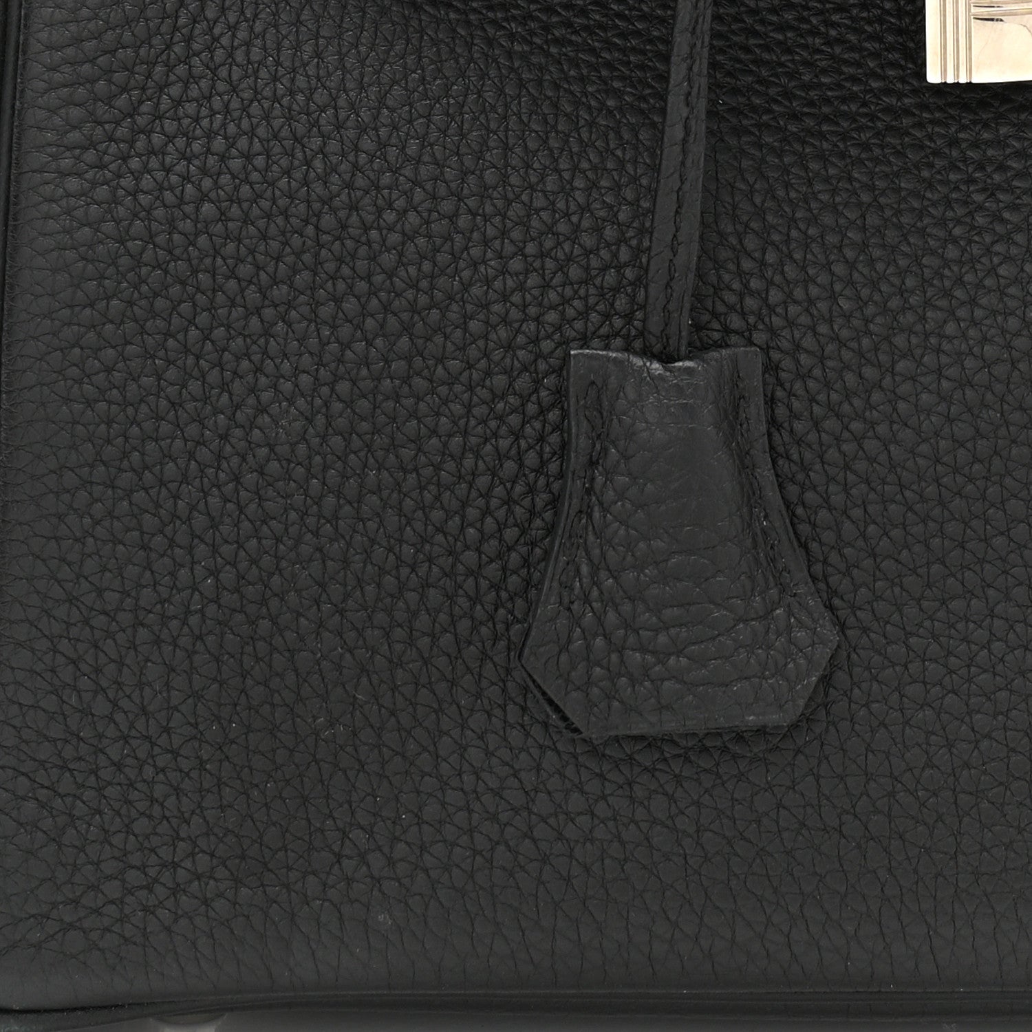 Hermes Togo Birkin 25 Black 12 of 15
