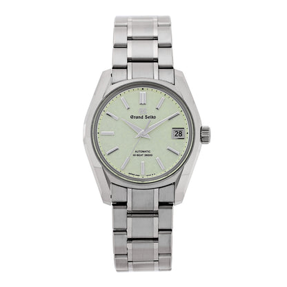 Grand Seiko Titanium 38mm Heritage Collection Automatic Watch Green SBGH343 1 of 5