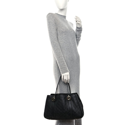 Gucci Guccissima Medium GG Twins Tote Black 2 of 10
