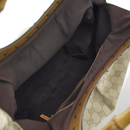 Gucci Monogram Bamboo Handle Bag 7 of 9