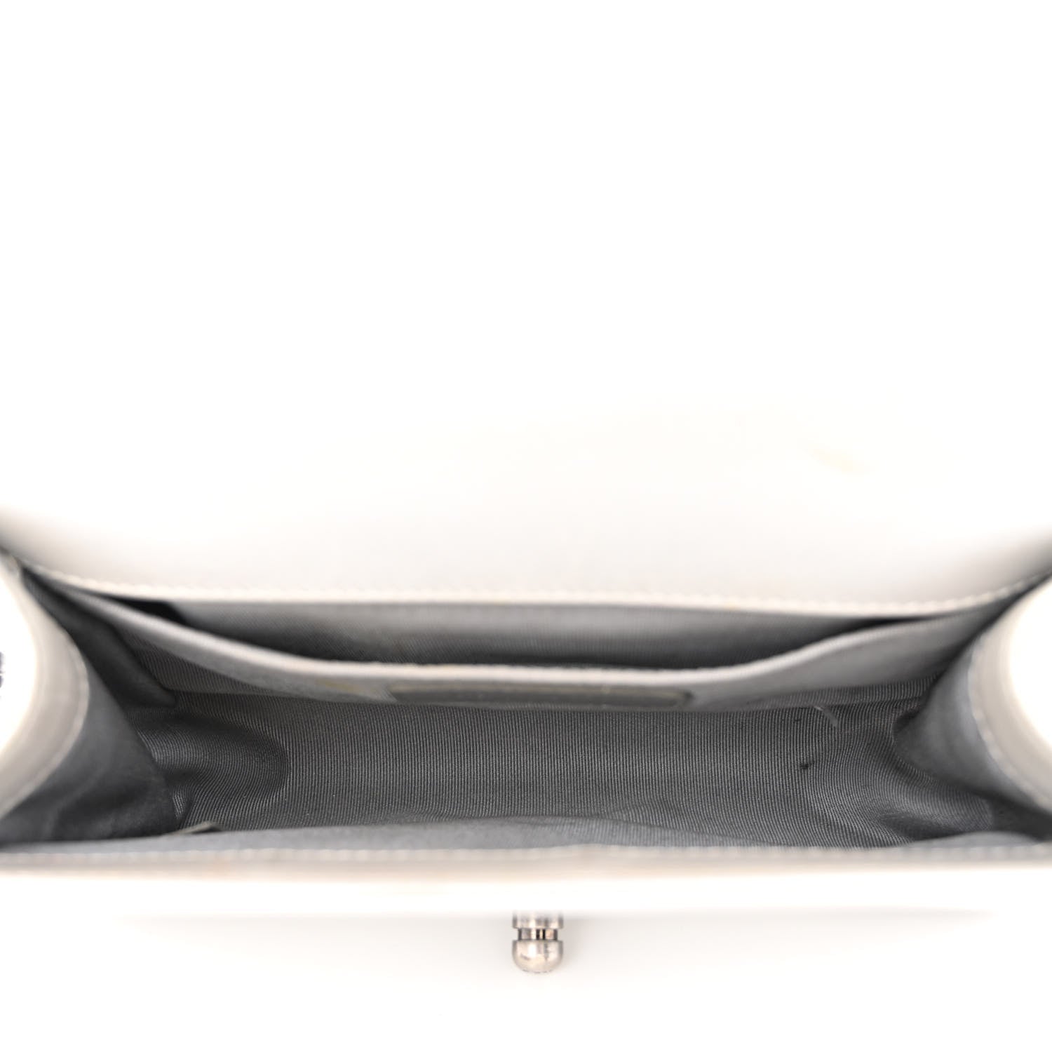 Chanel Metallic Lambskin Quilted Small Boy Flap Silver 5 of 13