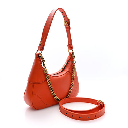 Gucci Goatskin Small Aphrodite Shoulder Bag Deep Orange 2 of 8