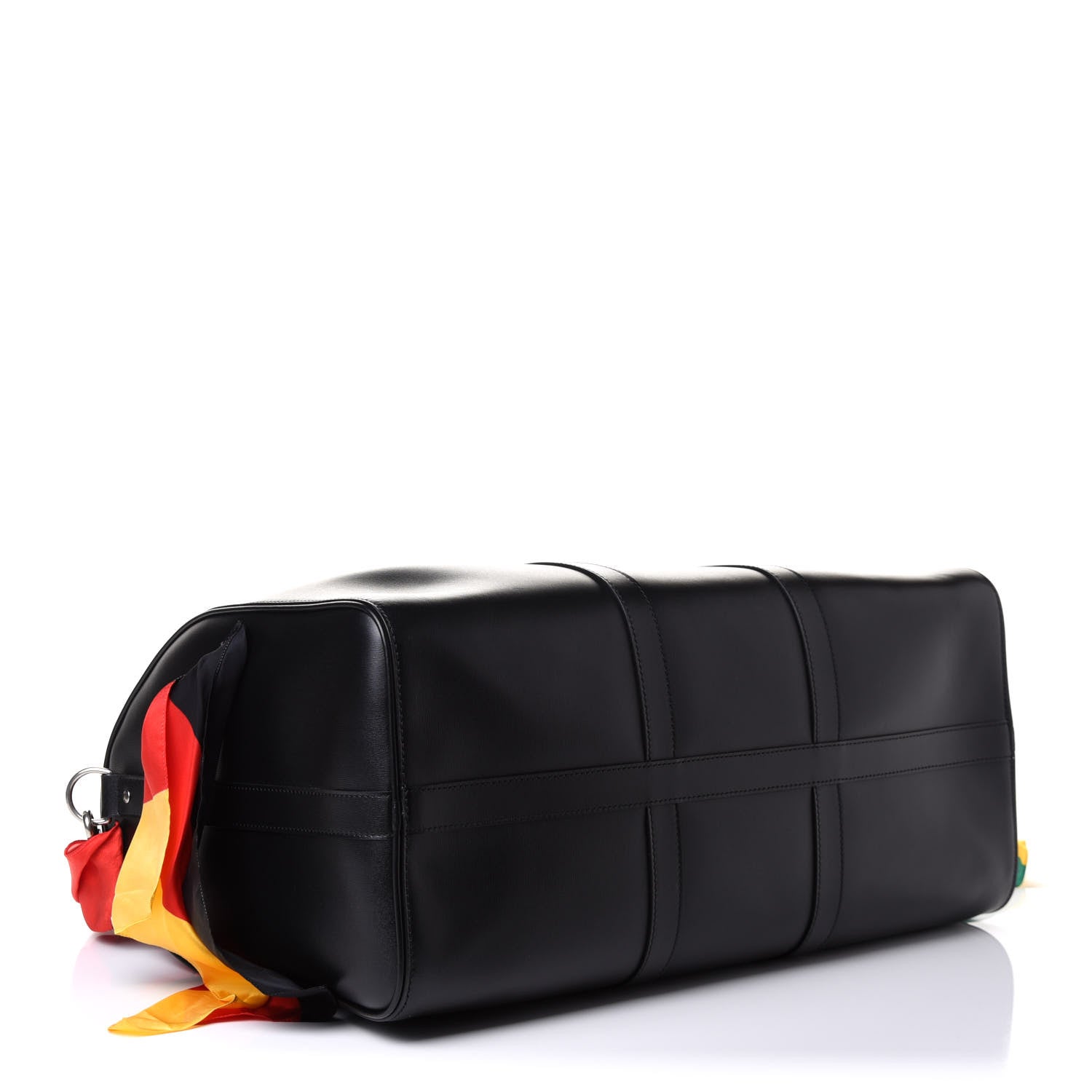Louis Vuitton Calfskin Flags Keepall Bandouliere 50 Black 5 of 13