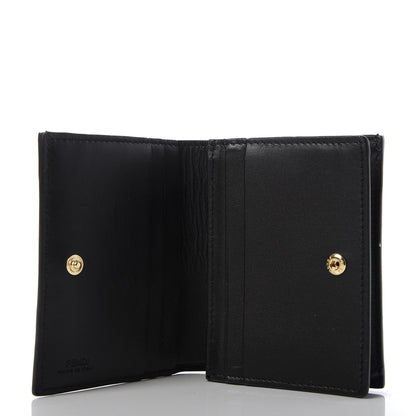Fendi X JOSHUA VIDES Nappa FF Embossed Baguette Wallet White Black 5 of 7