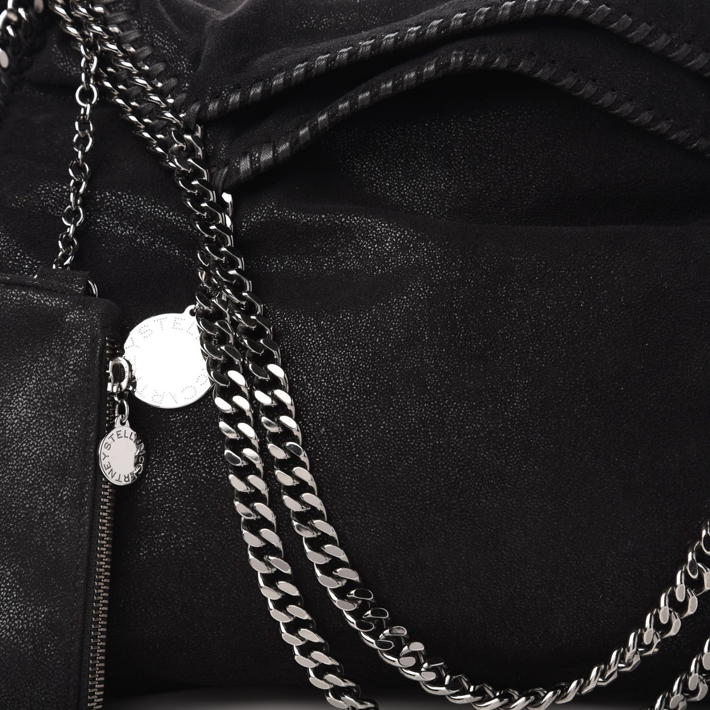Shaggy Deer Big Falabella Tote Black