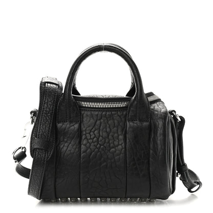 Alexander Wang Pebbled Lambskin Mini Rockie Black Rhodium Hardware 1 of 9