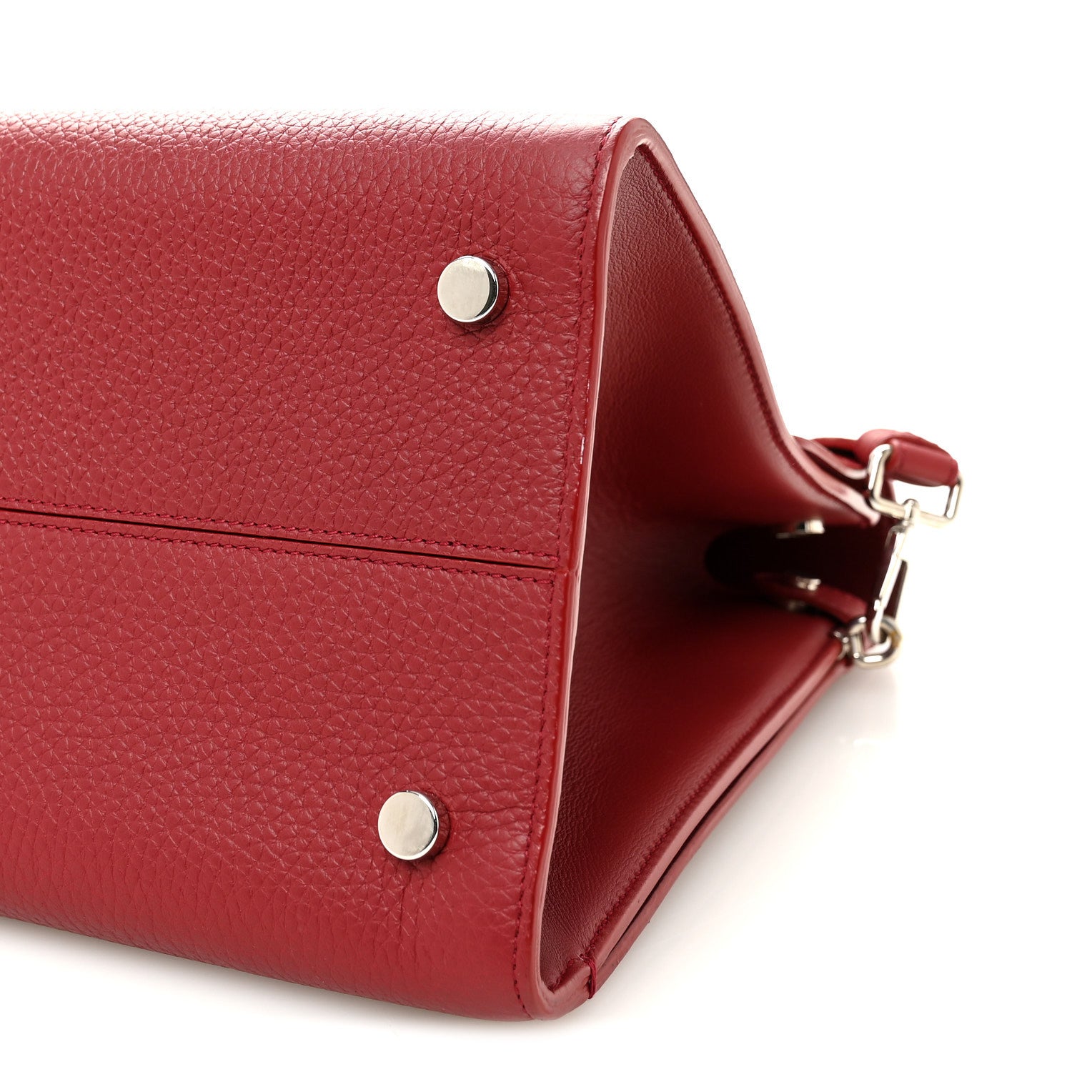 Christian Dior Bullcalf Large Diorever Flap Red 10 of 11