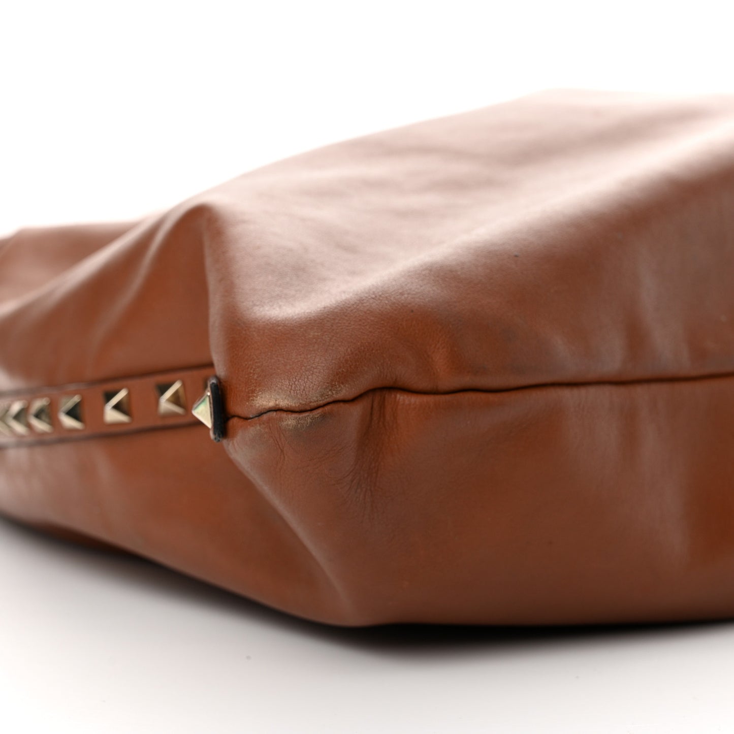 Calfskin Rockstud Hobo Selleria