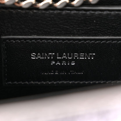 Saint Laurent Glitter Monogram Galactica Satchel Silver 6 of 10