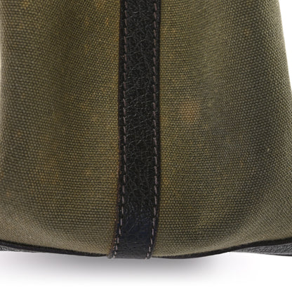 Hermes Buffle Skipper Toile Garden Party 36 MM Tote Olive 11 of 14