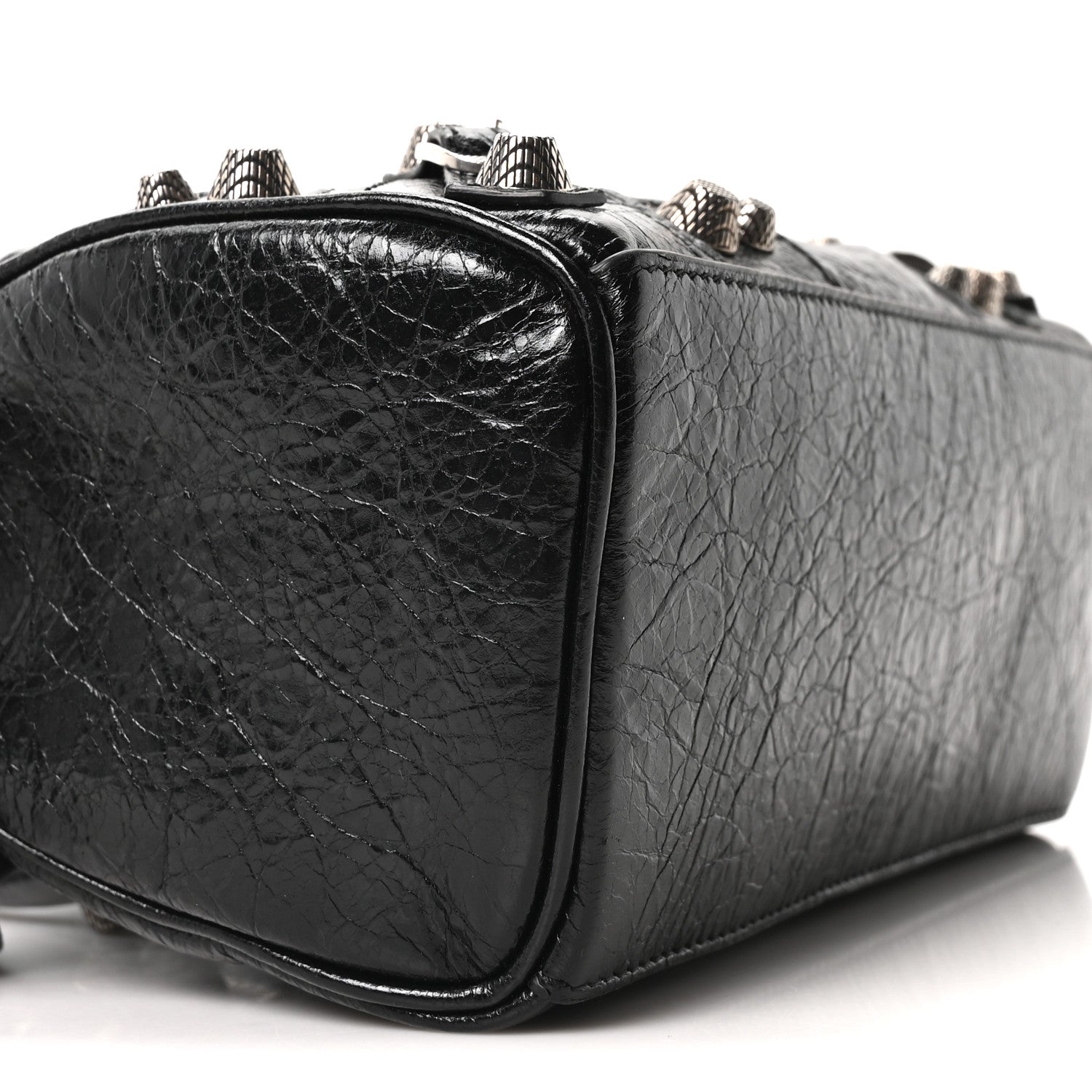 Balenciaga Agneau Arena Mini Le Cagole Duffle Crossbody Bag Black 10 of 11