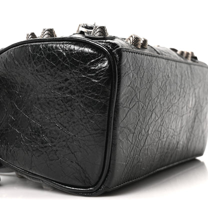 Balenciaga Agneau Arena Mini Le Cagole Duffle Crossbody Bag Black 10 of 11