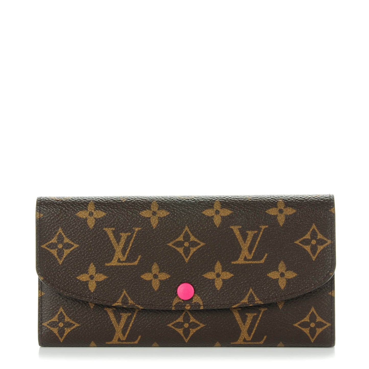 Monogram Emilie Wallet Hot Pink