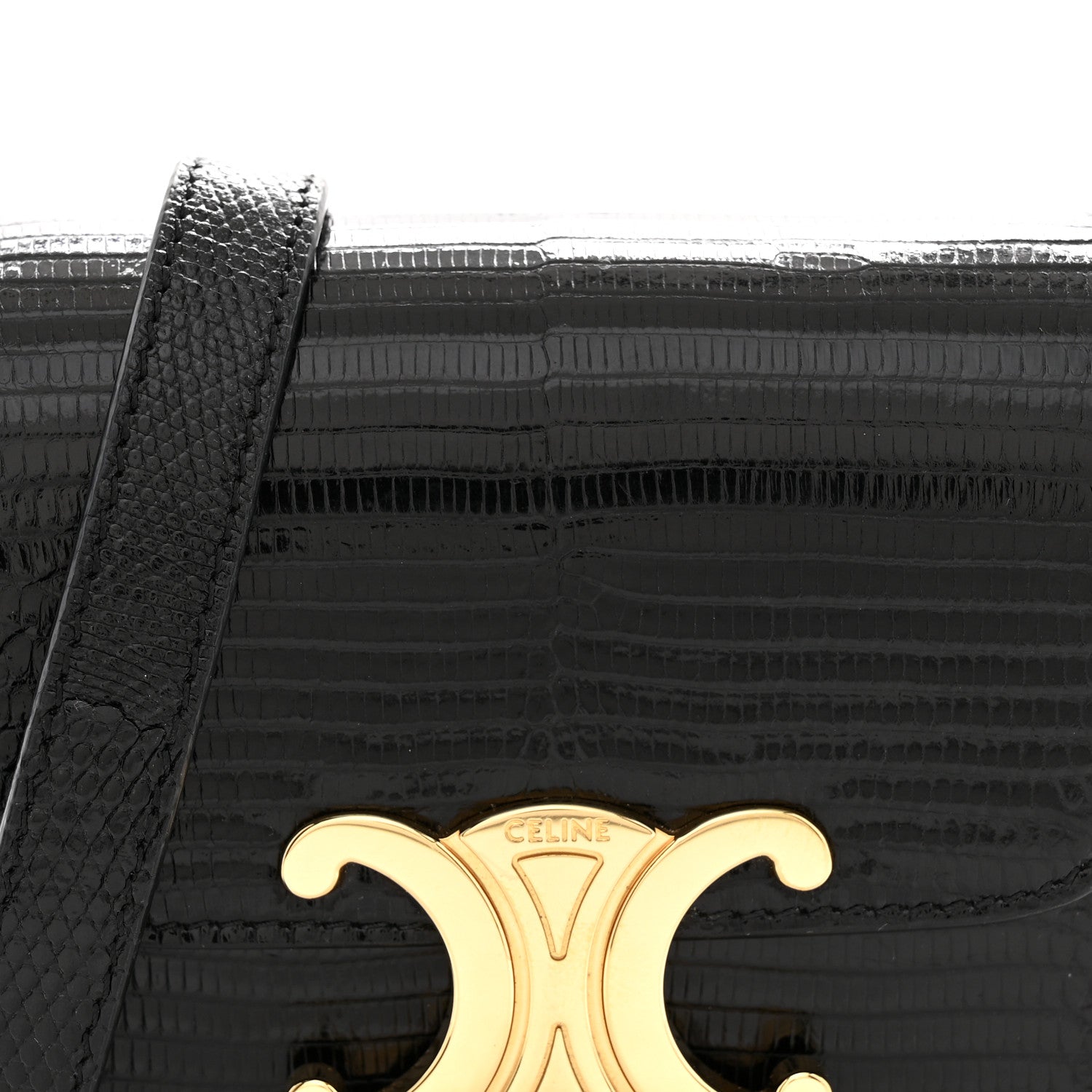 Celine Lizard Mini Claude Black 7 of 10