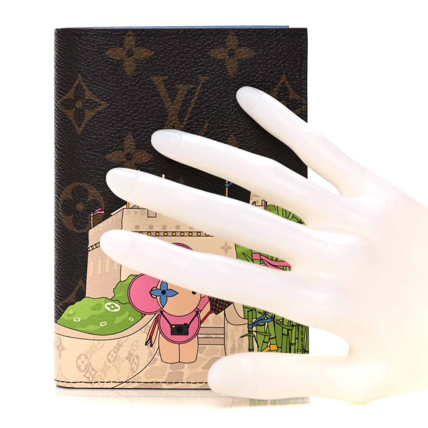Louis Vuitton Monogram 2021 Christmas Animation China Passport Cover Myosotis Blue 2 of 9