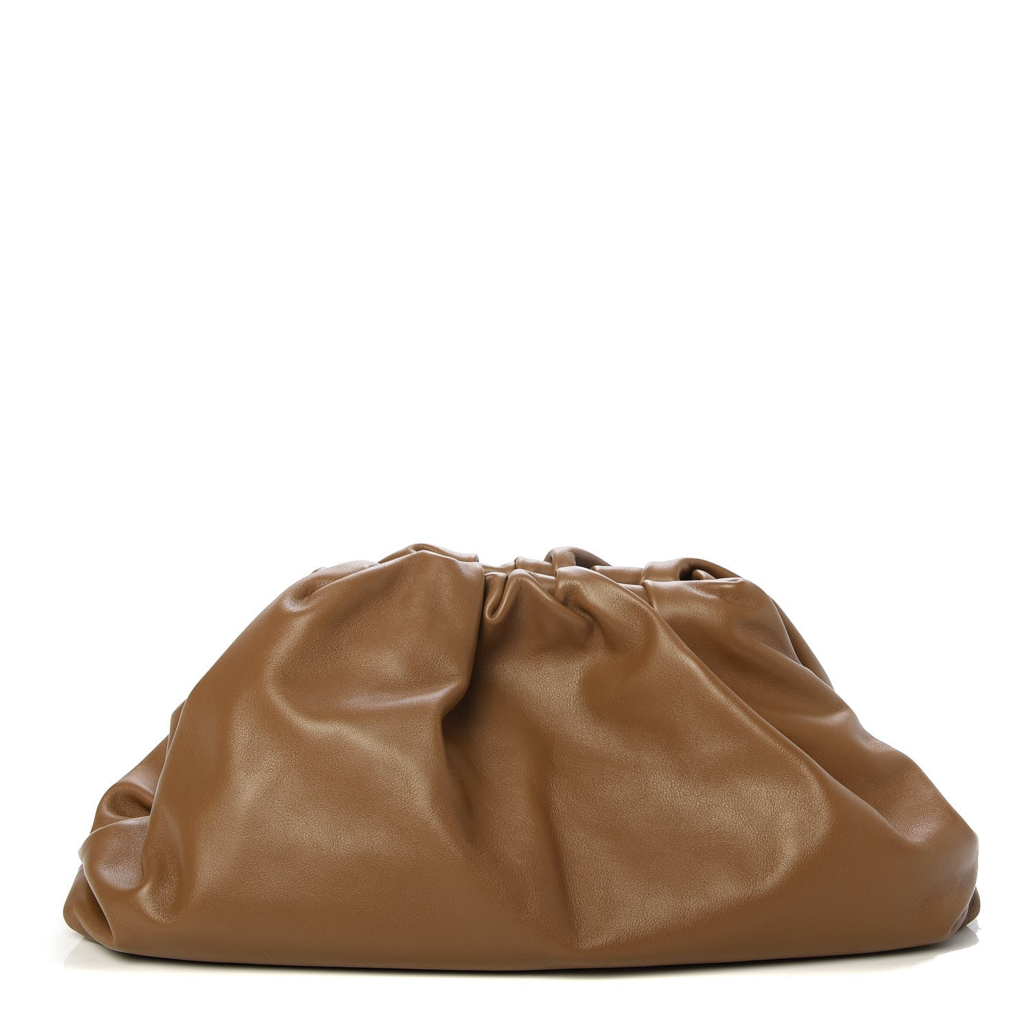 Bottega Veneta Smooth Butter Calf The Pouch Oversized Clutch Cammello 1 of 8