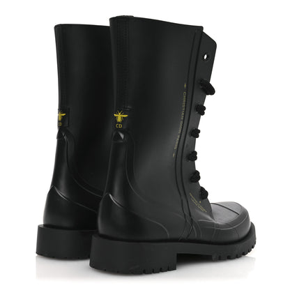 Christian Dior Rubber Diorcamp Low Boots 42 Black 5 of 12