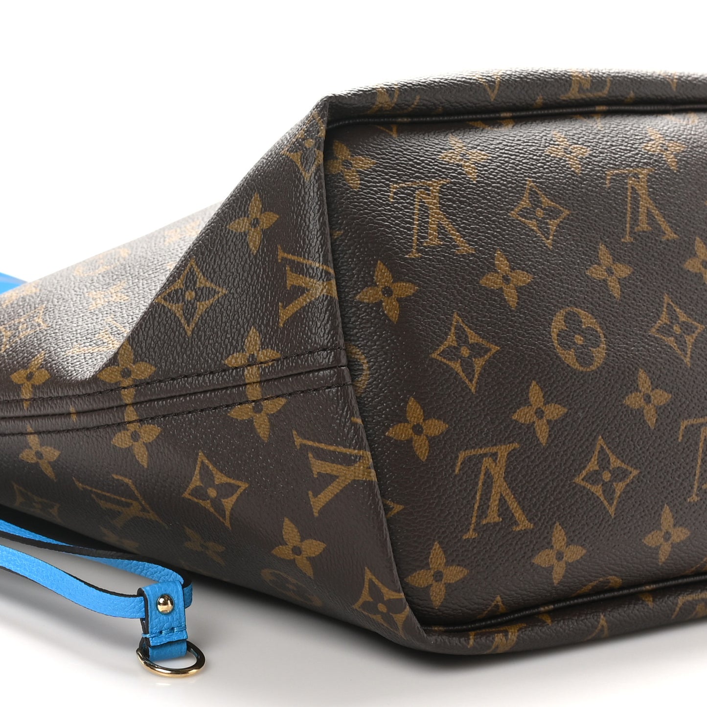 Monogram Inside Out Neverfull Bandouliere MM Gaston Blue
