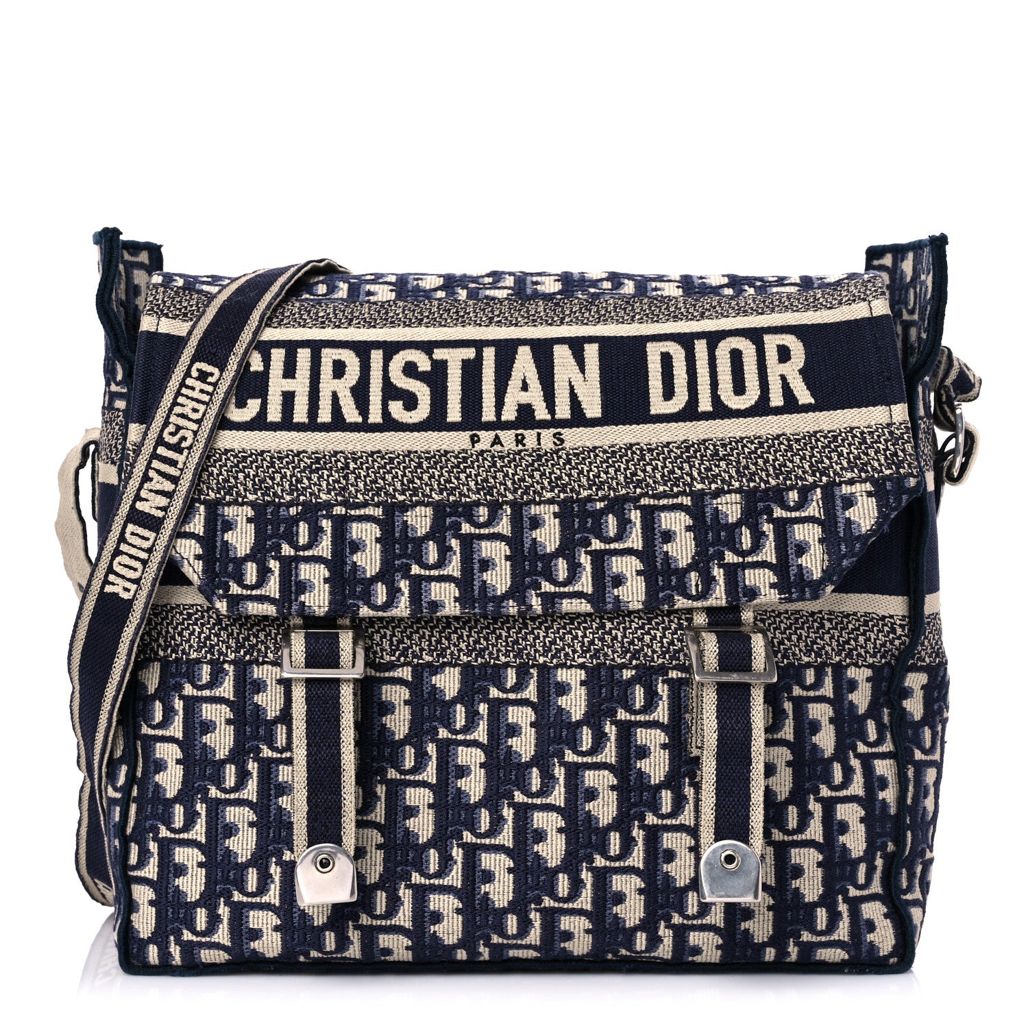 Christian Dior Oblique Medium Diorcamp Messenger Blue 1 of 13
