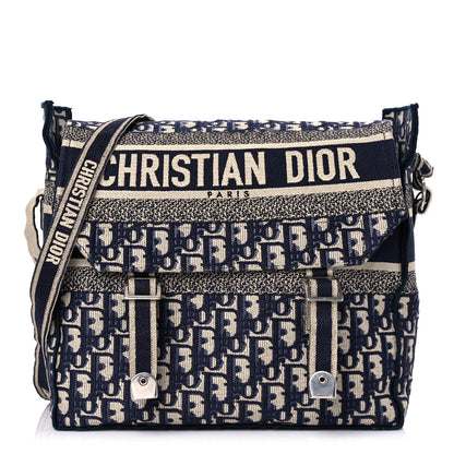 Christian Dior Oblique Medium Diorcamp Messenger Blue 1 of 13