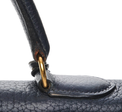 Hermes Fjord Kelly Retourne 32 Bleu Marine 27 of 29