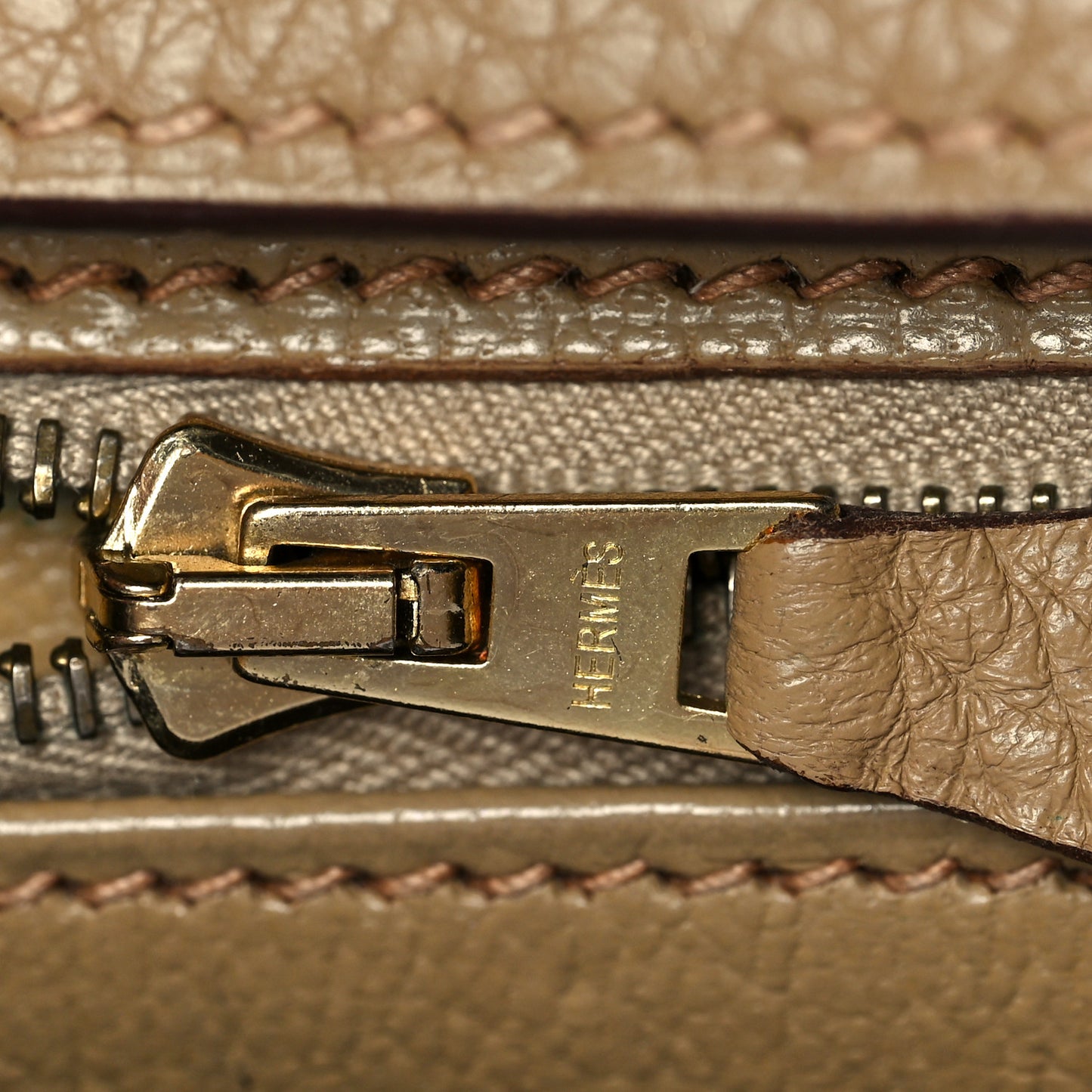 Taurillon Clemence Birkin 35 Tabac Camel