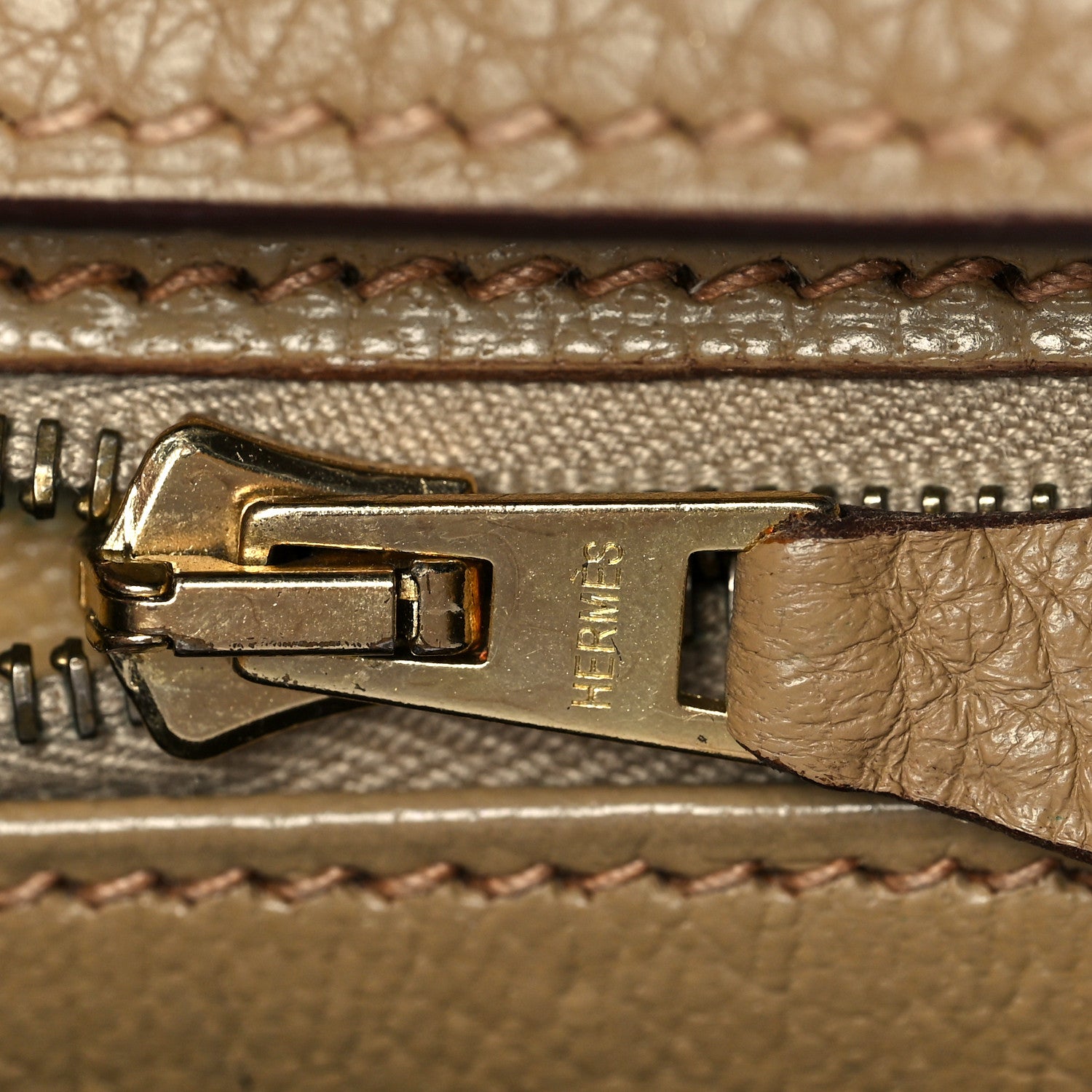 Hermes Taurillon Clemence Birkin 35 Tabac Camel 19 of 40